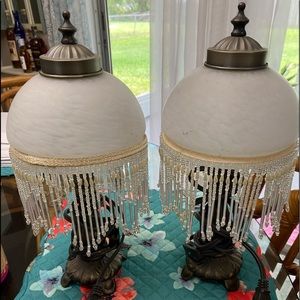 2 Small Table Lamps